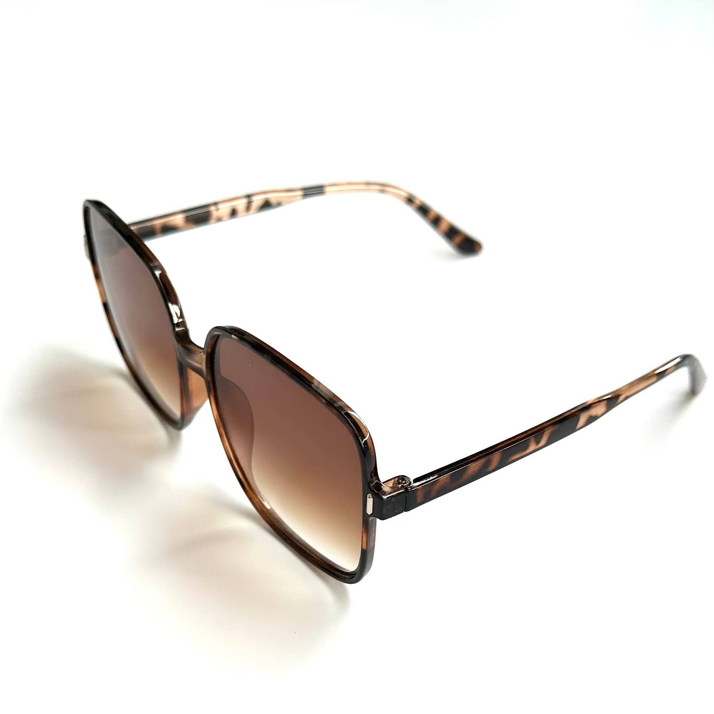 Katie Women's Oversized Square Sunglasses Tortoise
