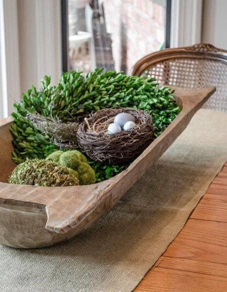 Large Wooden Dutch Dough Bowl