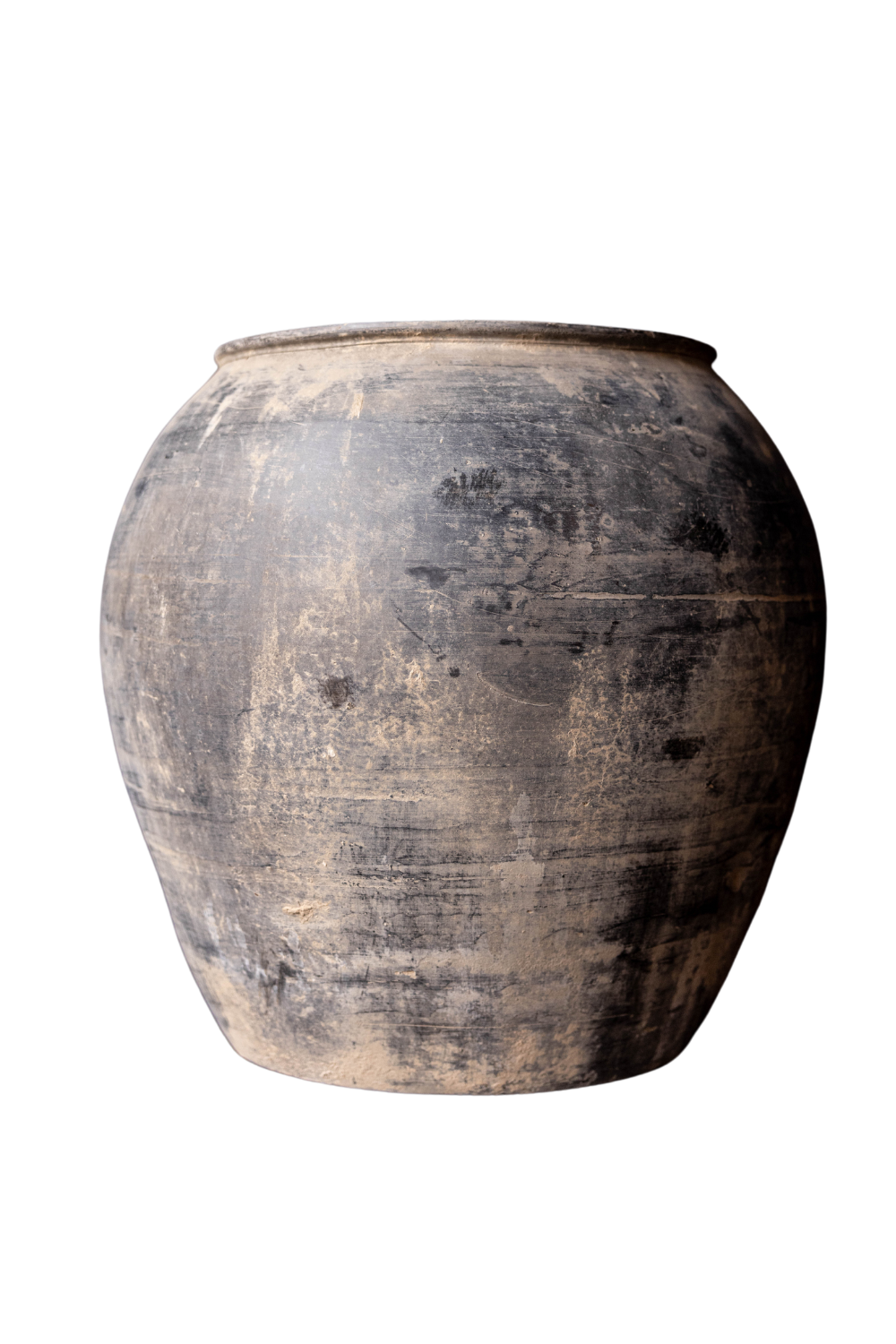 Atelier Black Vintage Olive Tree Pot Vase