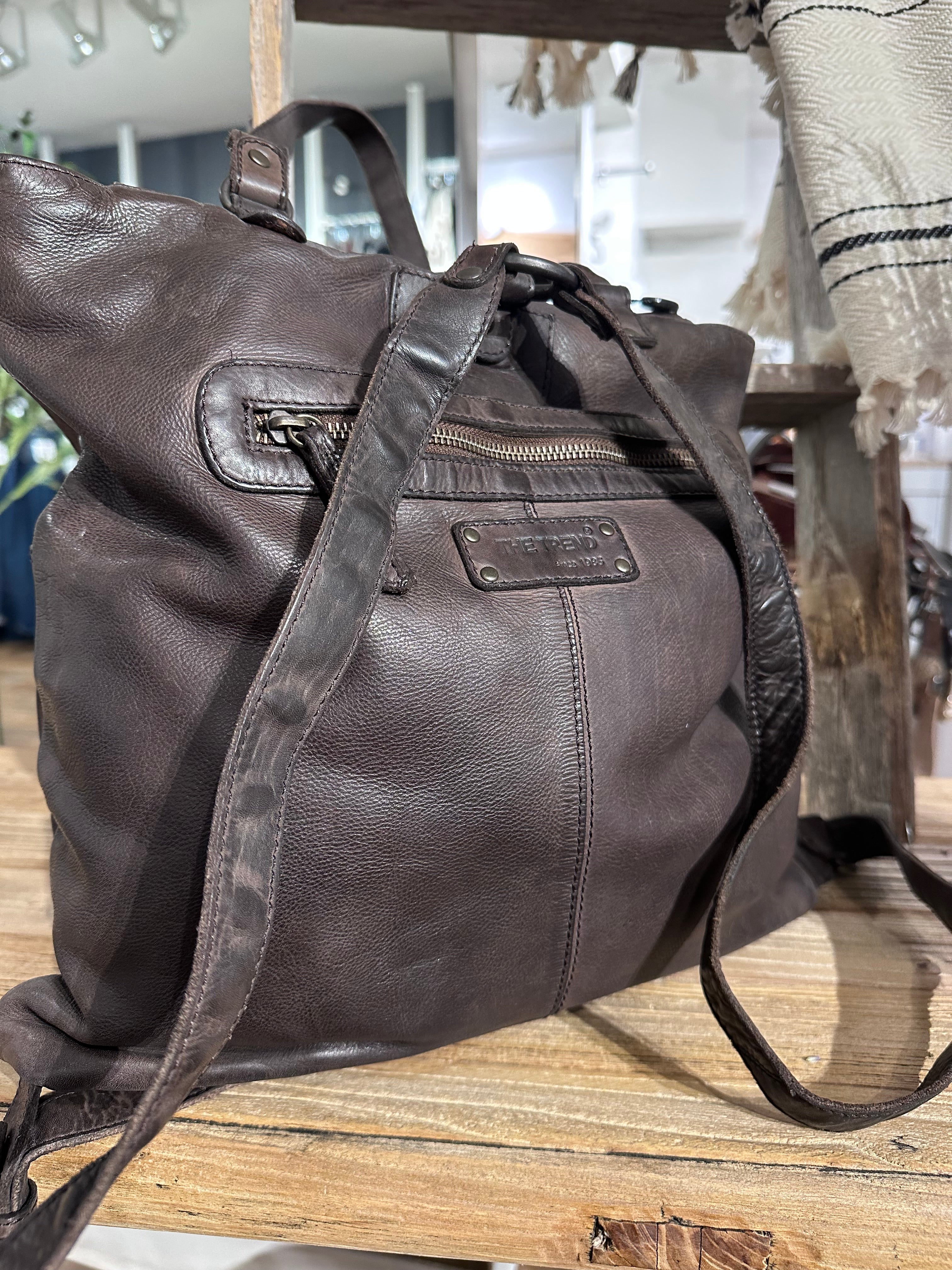 Leather Backpack