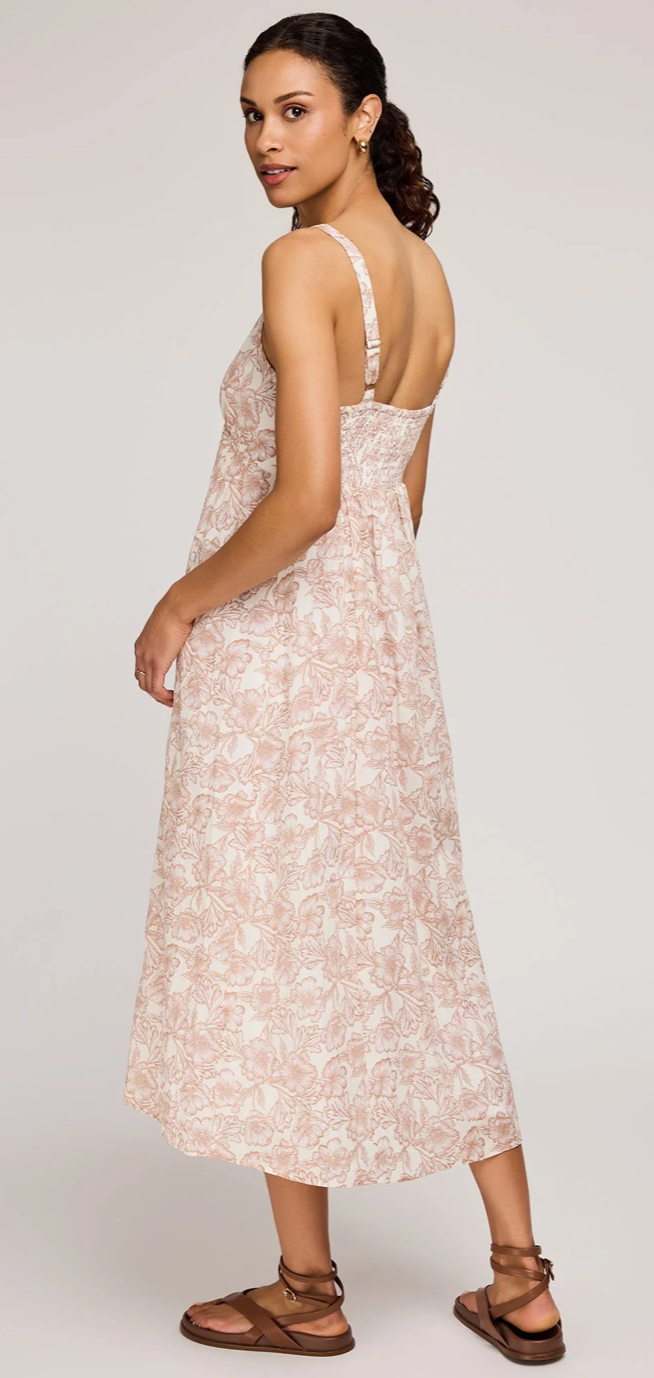 Gentle Fawn- Rosalie Floral Midi Dress