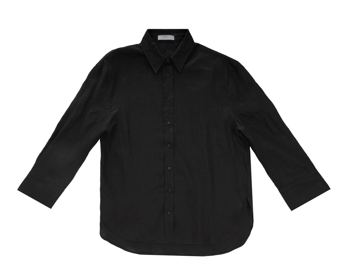 Long Linen Button Down Shirt
