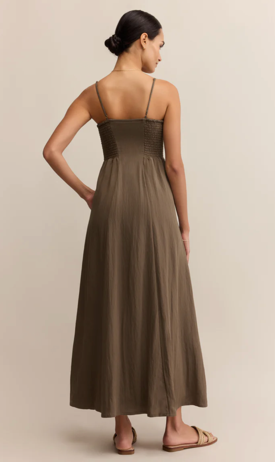 Angle Eye Midi Dress