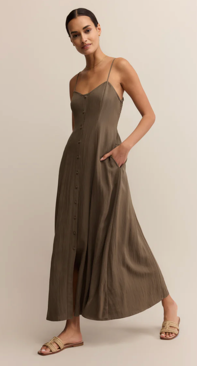 Angle Eye Midi Dress