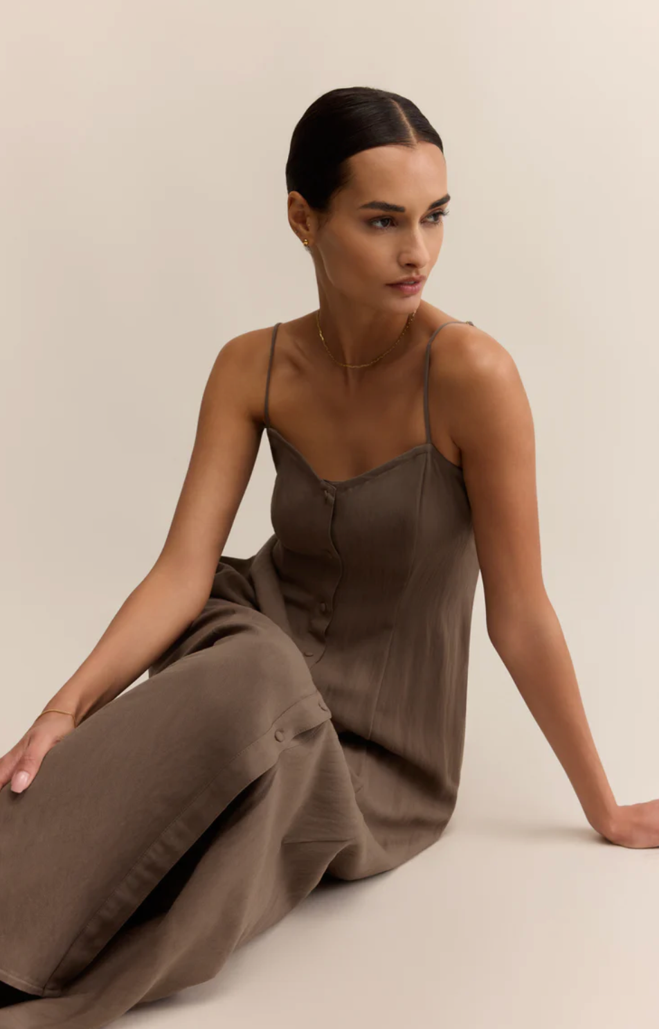Angle Eye Midi Dress
