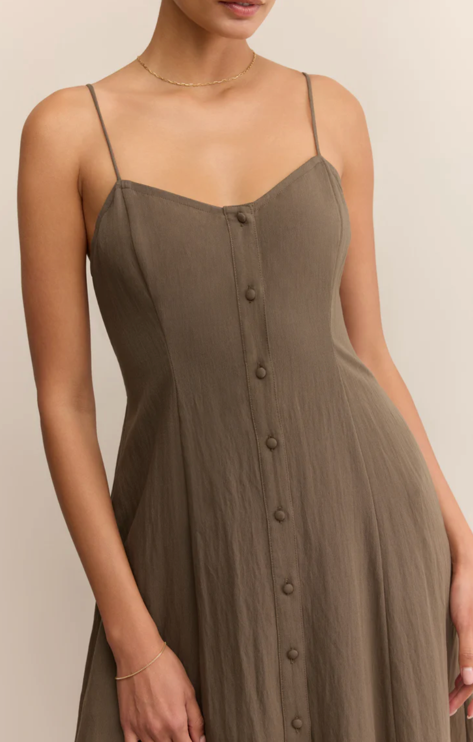Angle Eye Midi Dress