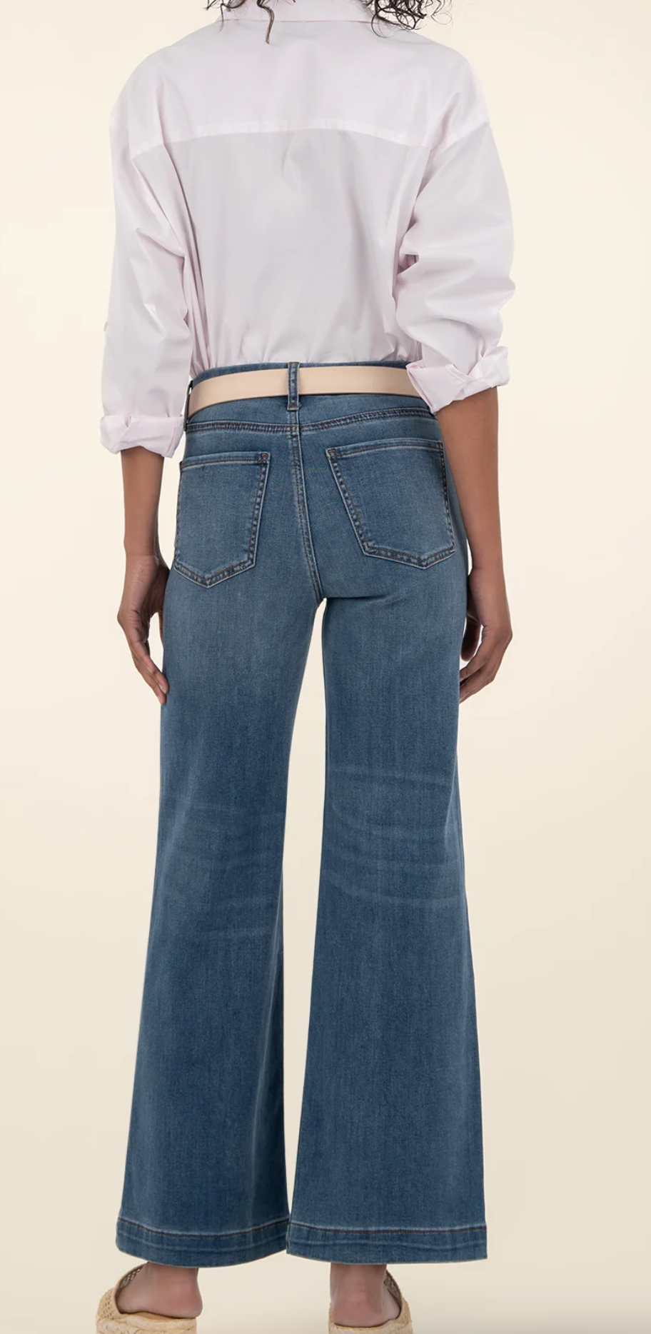 Meg HighRise Wide Leg Patch Pockets