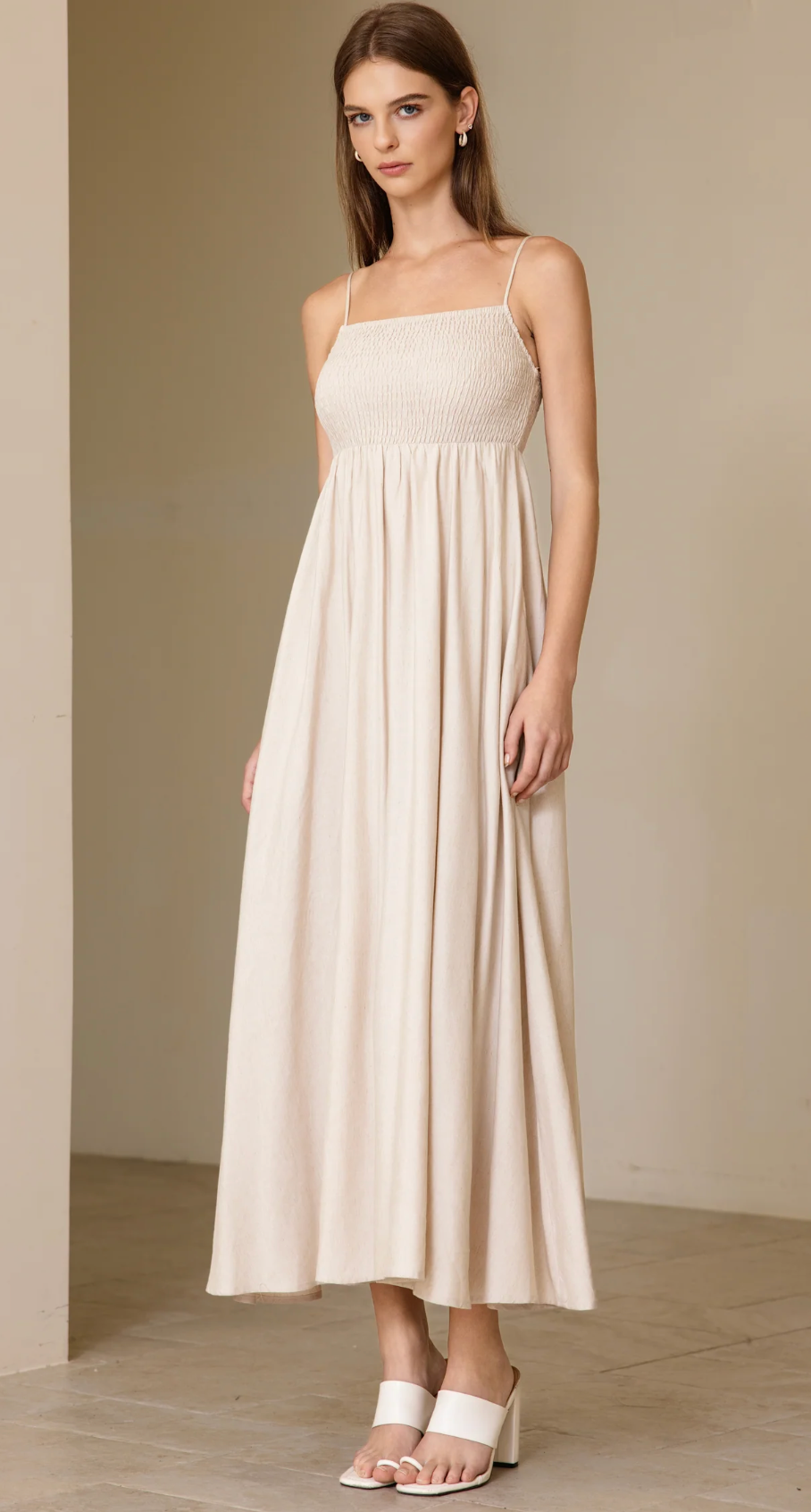 Relaxed Maxi Linen Dress