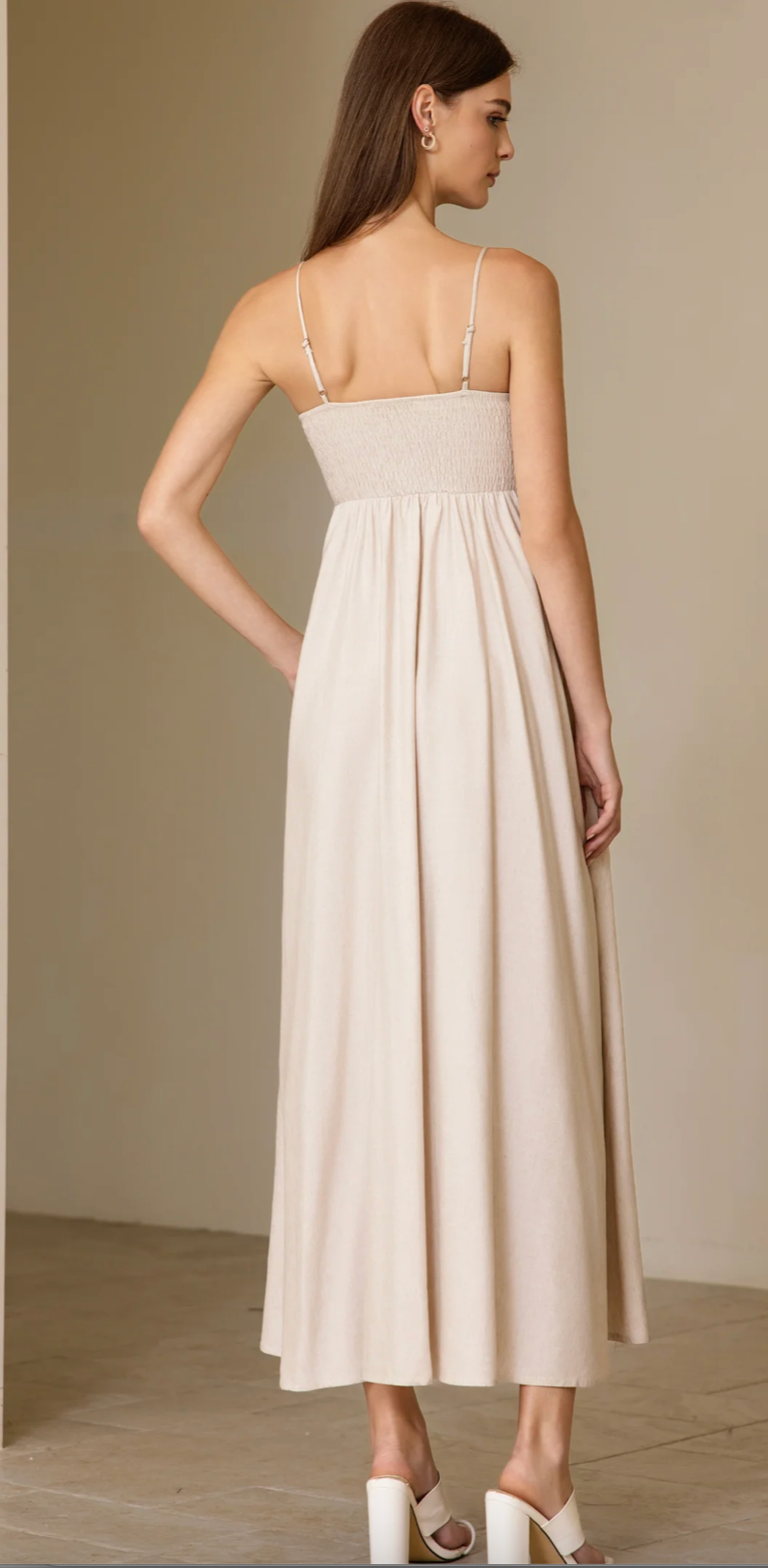 Relaxed Maxi Linen Dress