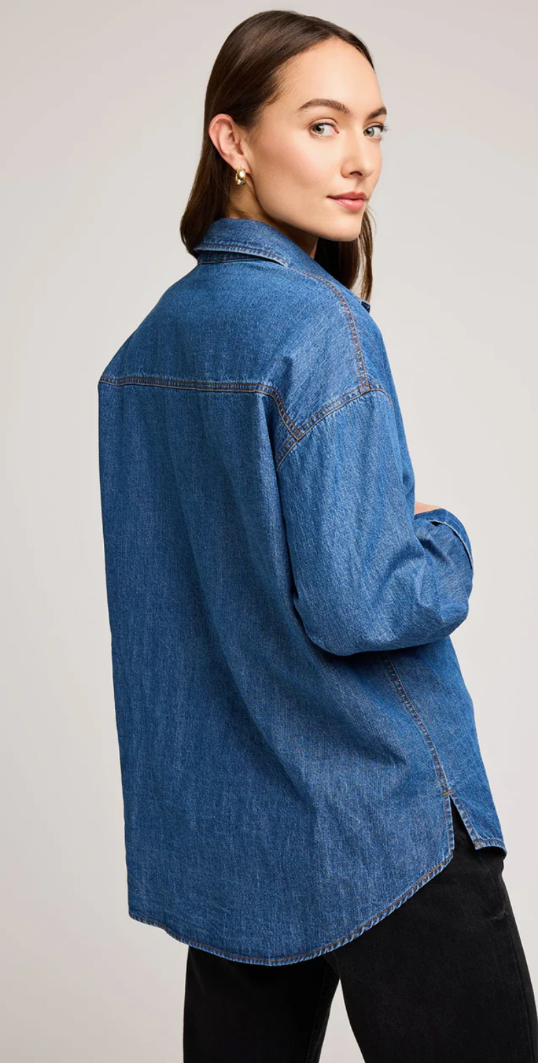 Whitney Denim Button Down Shirt
