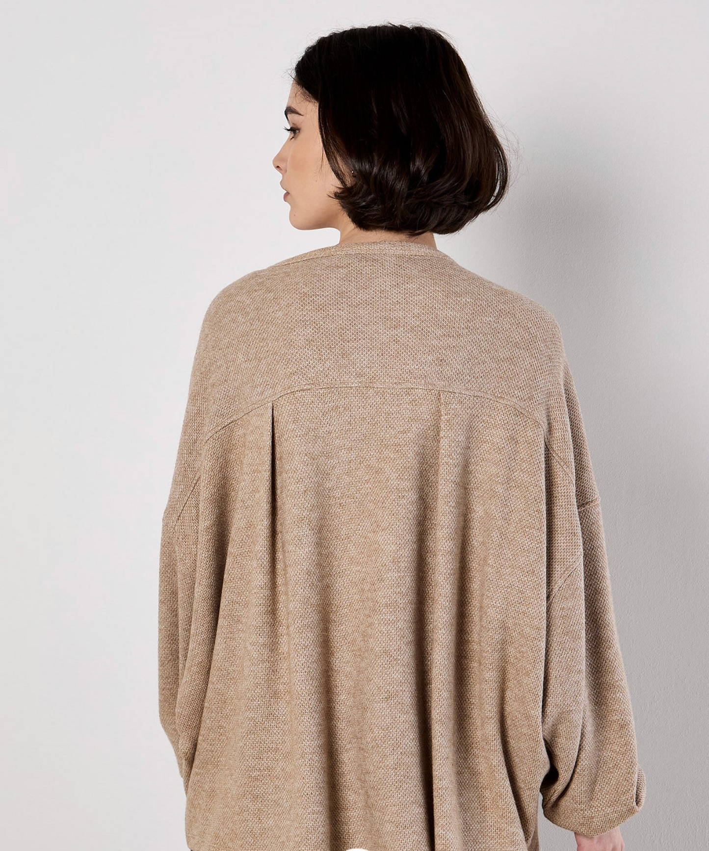 Honeycomb Pleat Back Top
