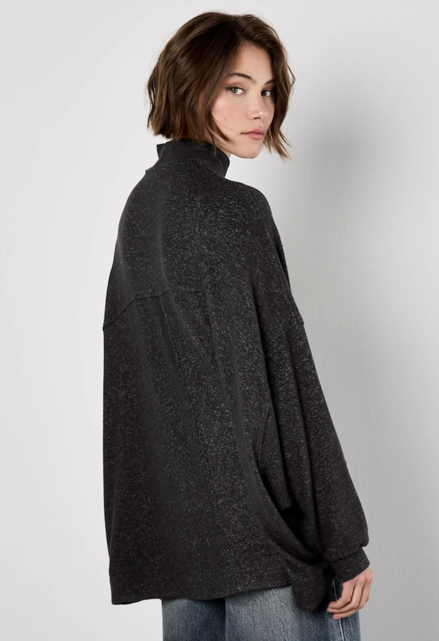 Soft Touch Mock Neck Oversized