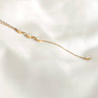 Blueyejewelry - Gold Crystal Lariat Necklace - Stainless Steel
