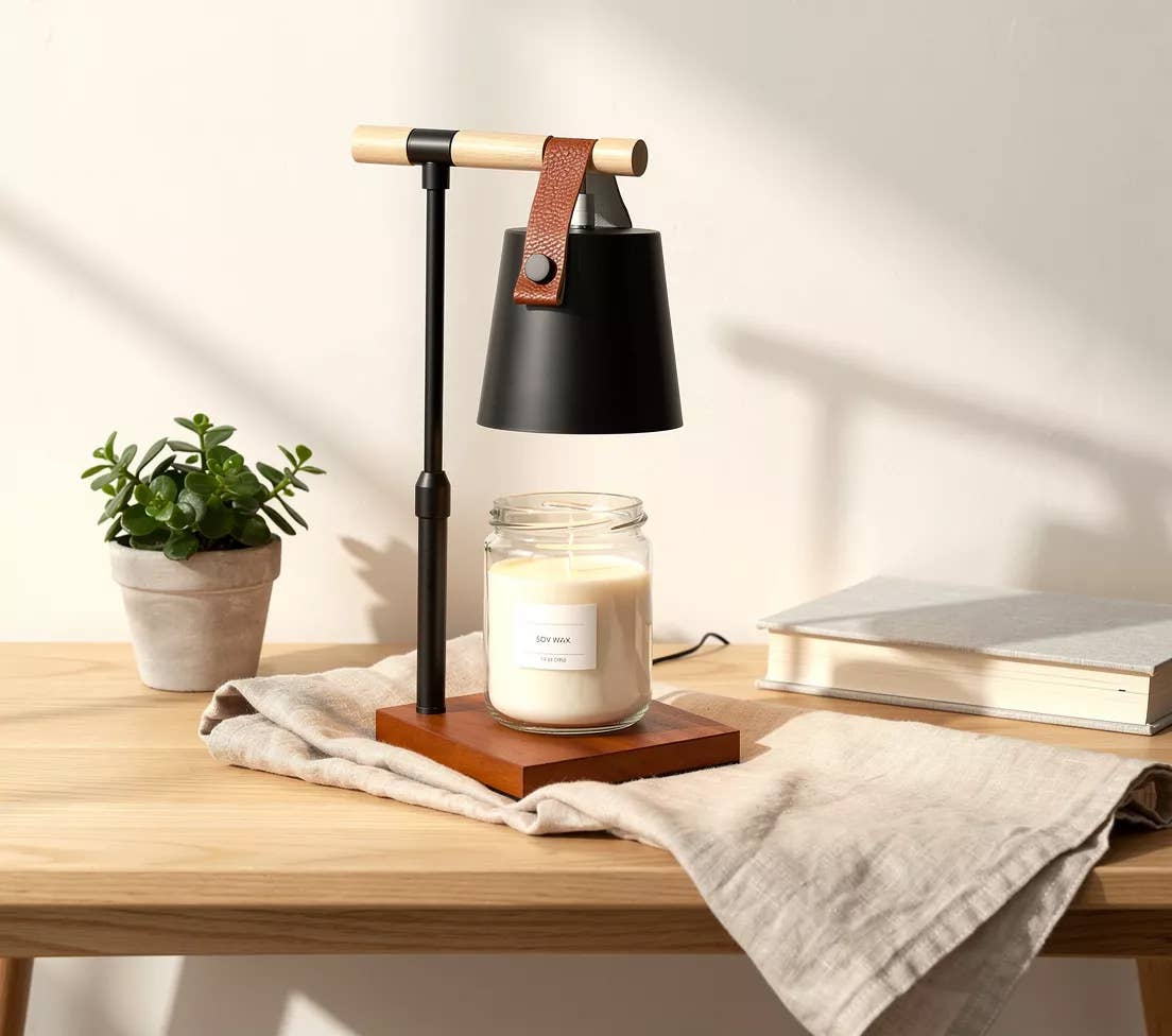 Candle Warmer Lamp - Modern Nordic Style - Black