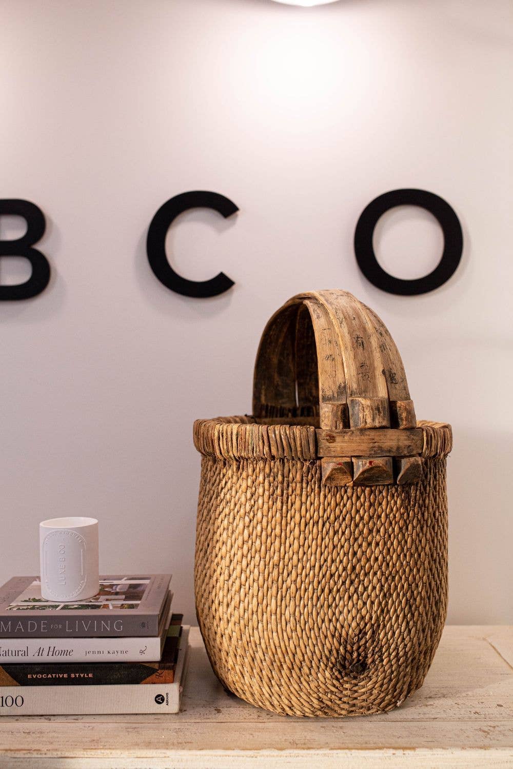 Luxe B Co- Atelier Basket with Handle