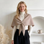 Silrenza Global Inc - Cashmere-Feel Triangle Shawl – Oversized Cozy Wrap Scarf