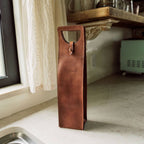 Steel & Clover - Baytree Leather Wine Carrier