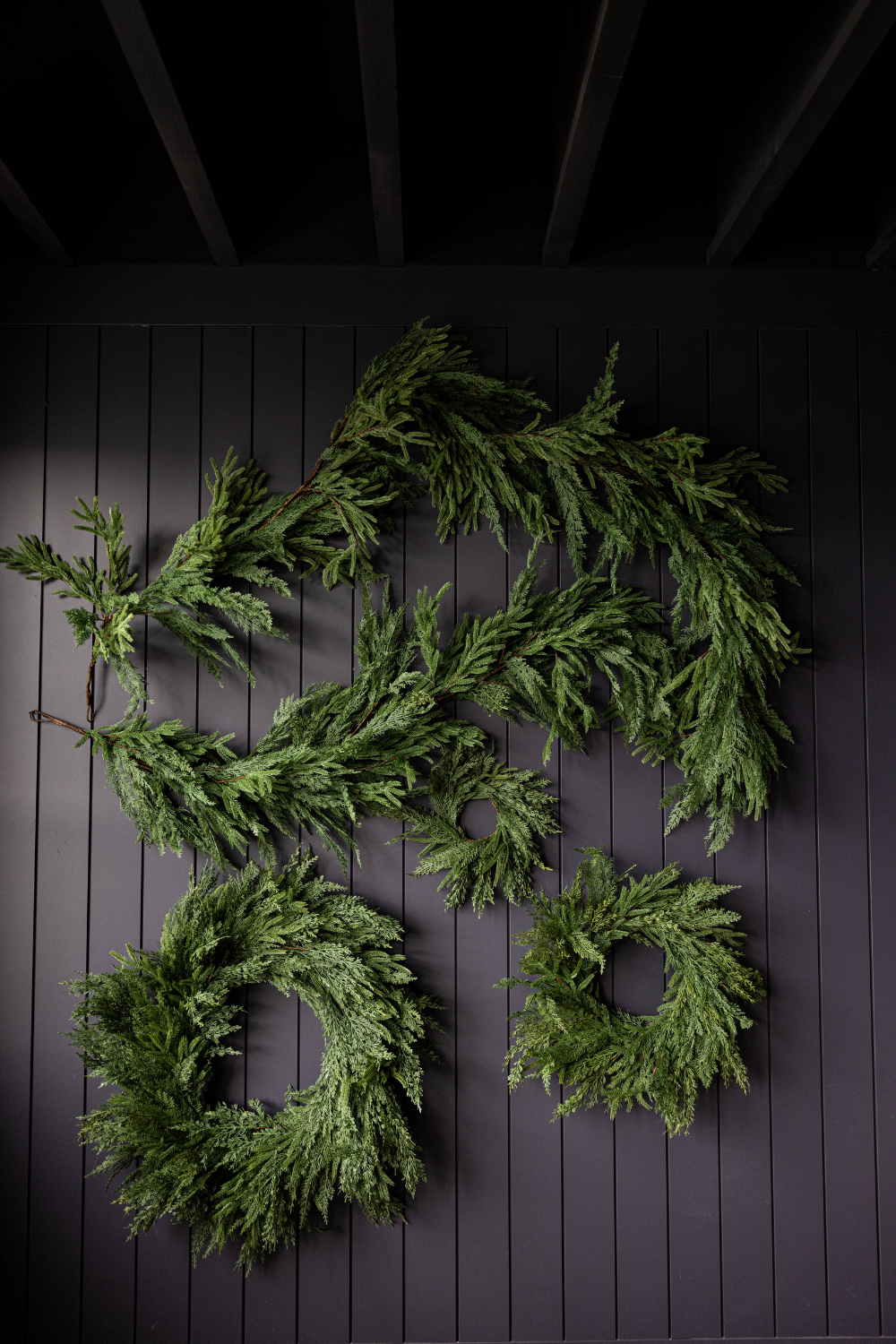 Norfolk & Cypress Mixed Real Touch Wreath - 34"