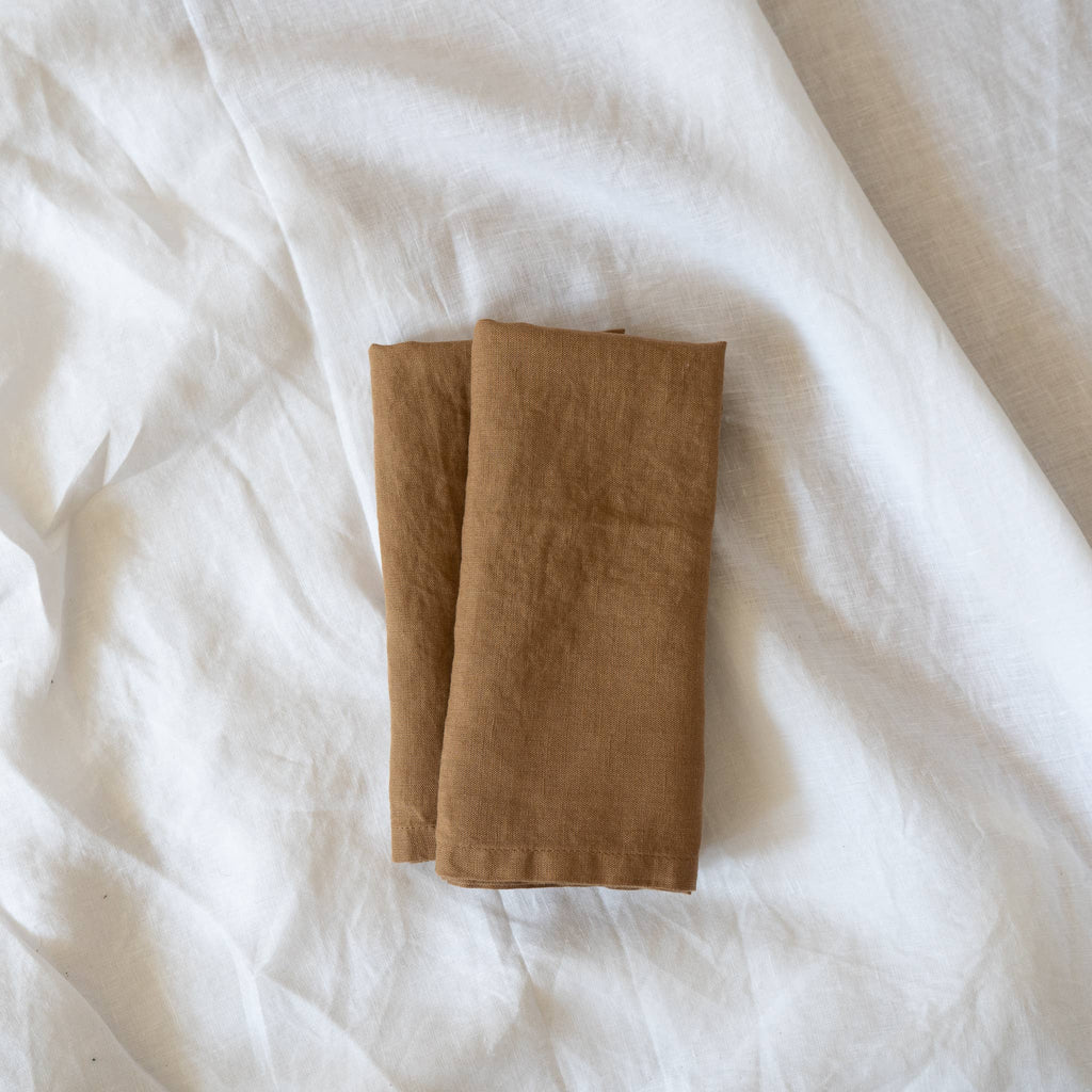 Linen Napkin - 100% Stonewashed Linen Napkin