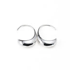 Bold Threader Drop Earrings - 925 Silver Hook Wire Earrings