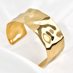Blueyejewlery - Wide Figure Cuffs - Tarnish-free Statement Cuff Bracelets