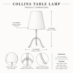 Luxe B Co Cananda - Collins Table Lamp