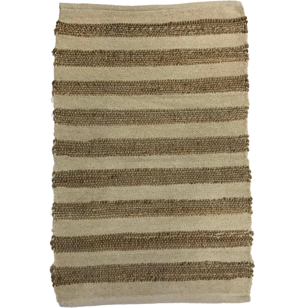 2' x 3' Cotton/Jute Rug