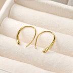 Blueyejewelry - Dainty Threader Earrings | 925 Silver Teardrop Wire Earrings