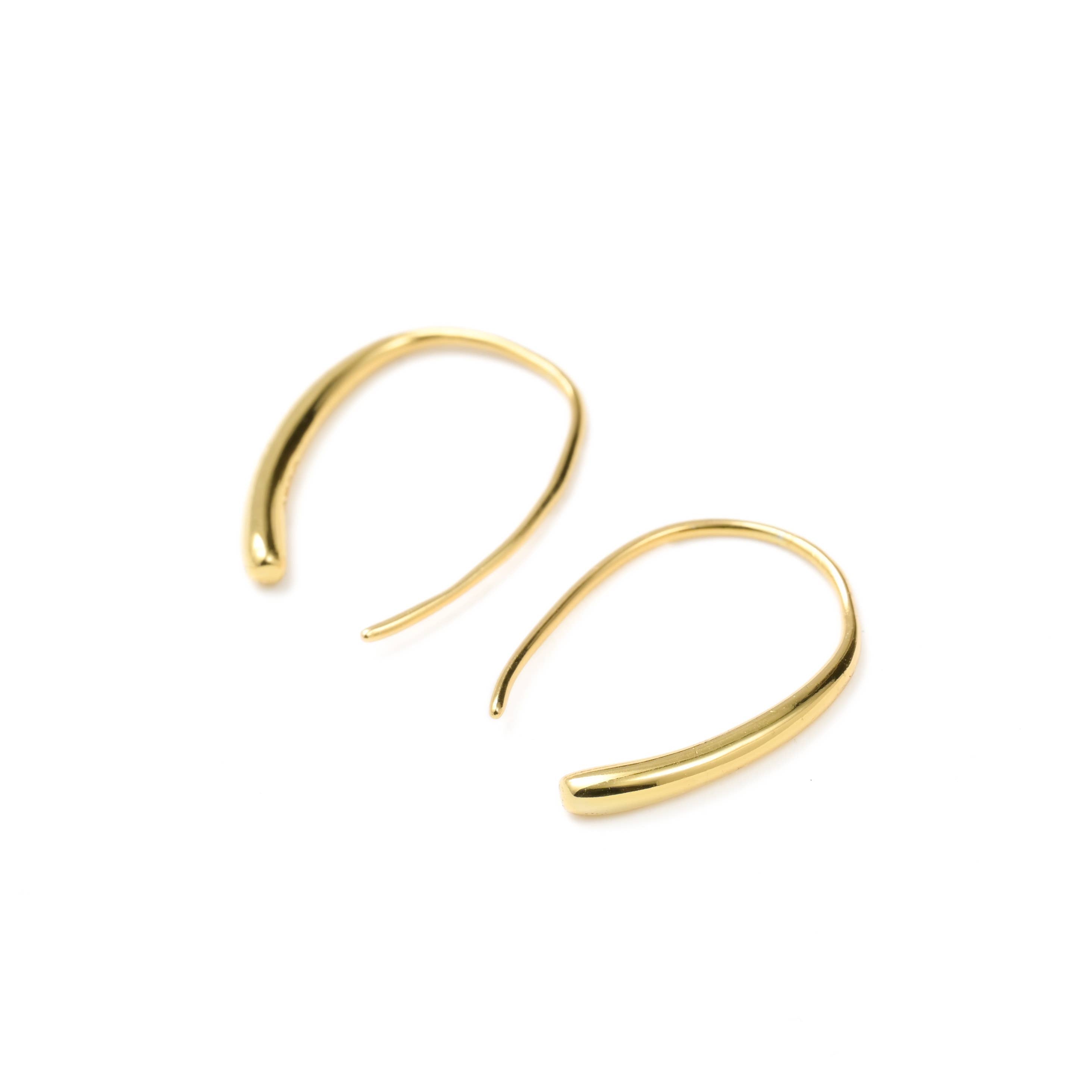 Dainty Threader Earrings - 925 Silver Tear Drop Earrings