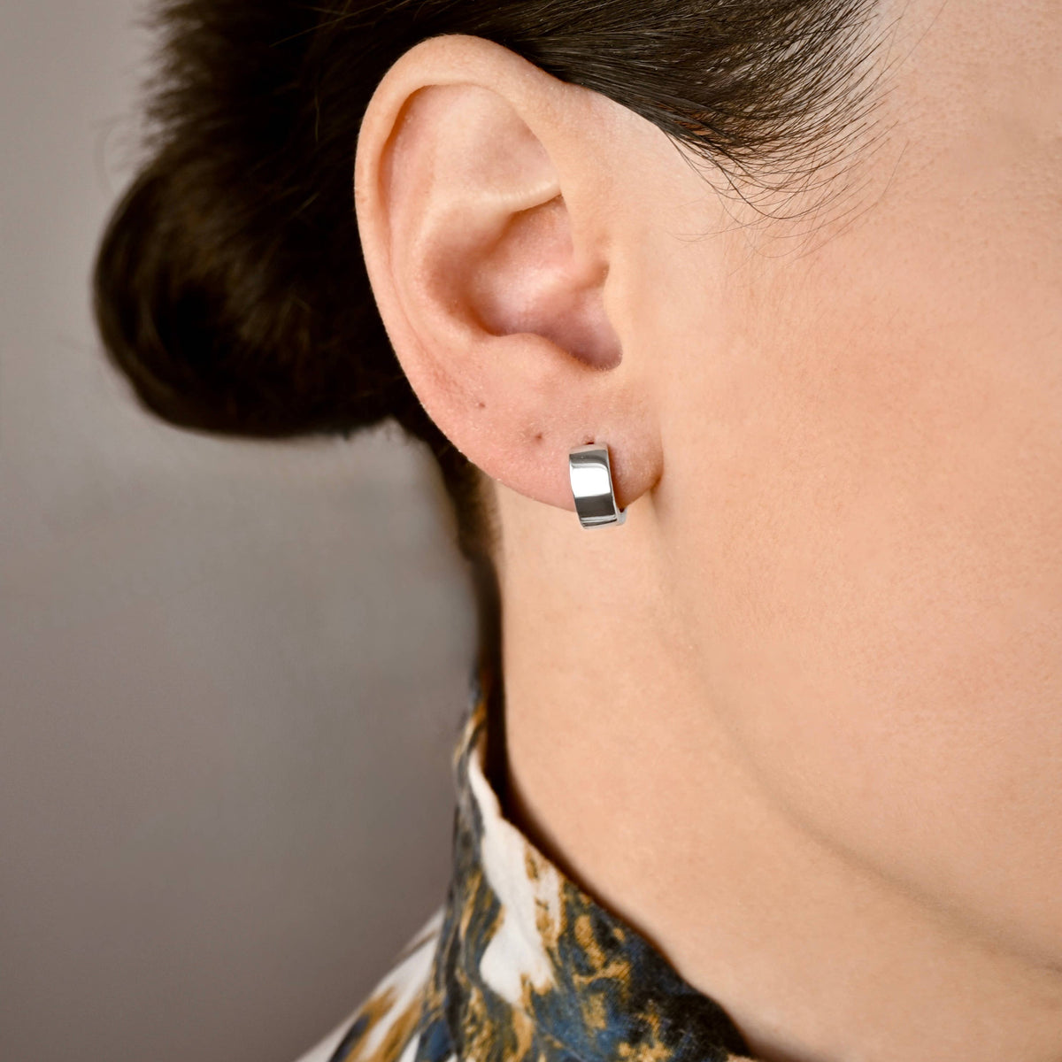 Blueyejewelry - Chunky Wide Bold Hoops