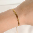 Layered Chain Bracelet - Shimmering 4-layered Bracelet