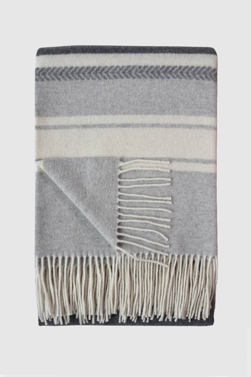 Hanover Cashmere & Merino Wool Throw - Available in 3 Colors