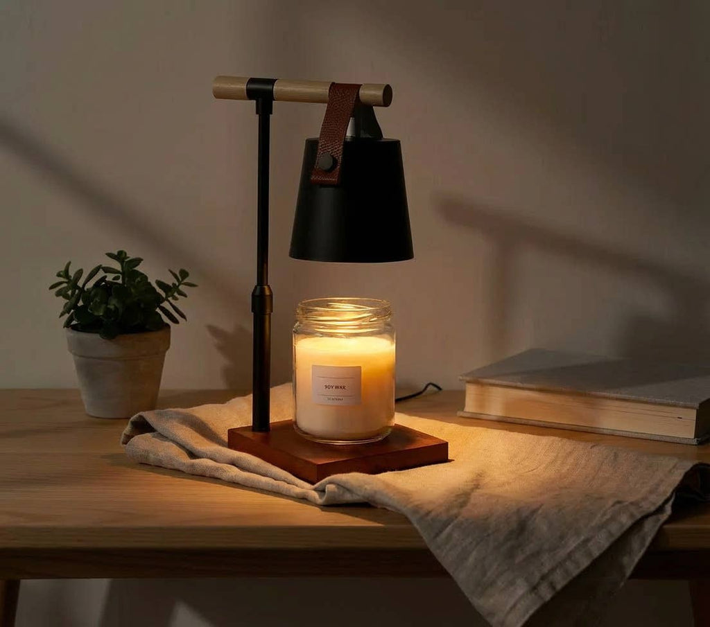 Candle Warmer Lamp - Modern Nordic Style - Black