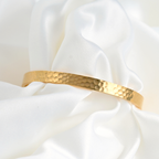 Blueyejewlery - Slim Cuff Bracelets - Waterproof Gold Open Bangle -Claw Cuff