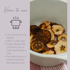 Be Indulgent Simmer Pot Mix, Cozy Apple Vanilla Spice Aroma - Jar Edition