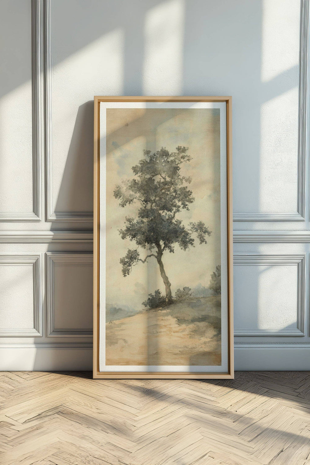 Tree of Memories, canvas wall art print 16x32