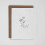 Plantable Greeting Card - Floral 2