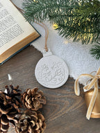 Scandinavian Flower Bauble Ornament