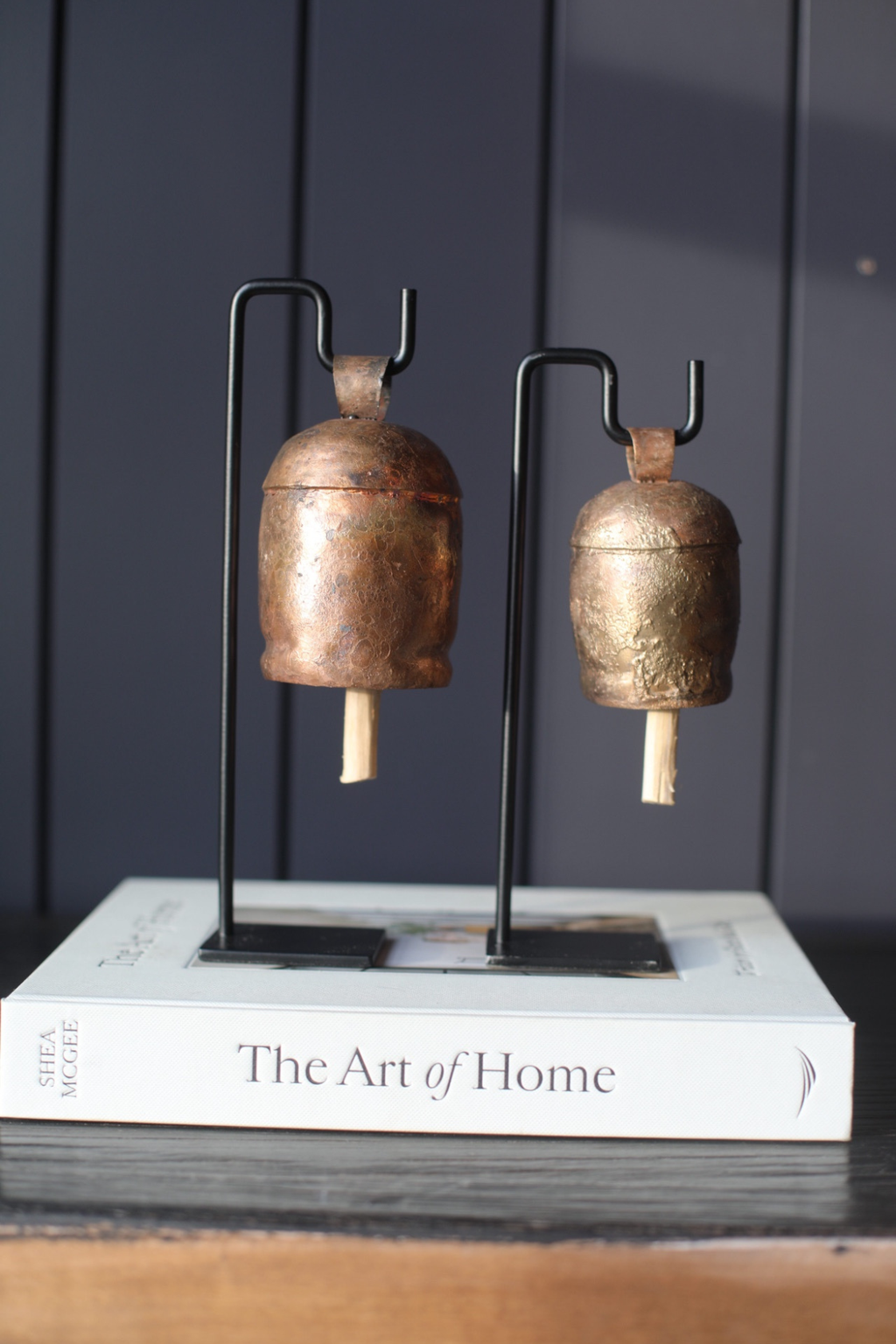 Vintage Inspired Iron Bell Stand