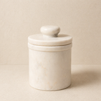 Luxe B Co Canada - White Marble Butter Bell