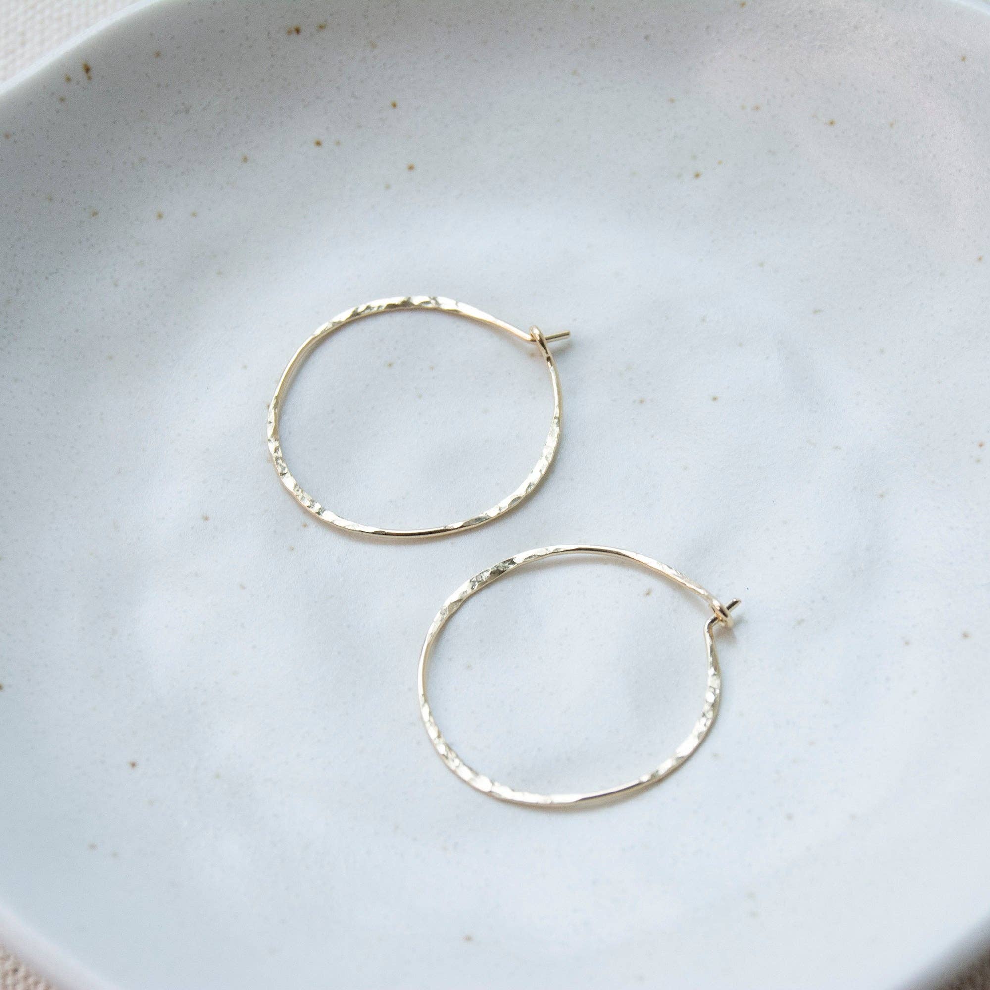 Organic Textured Hoops