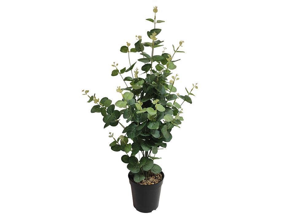 Truu Design Artificial Eucalyptus Plant in 5'D pot, 25.5"H