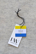 Wakefield Throw Light Grey, White & Natural