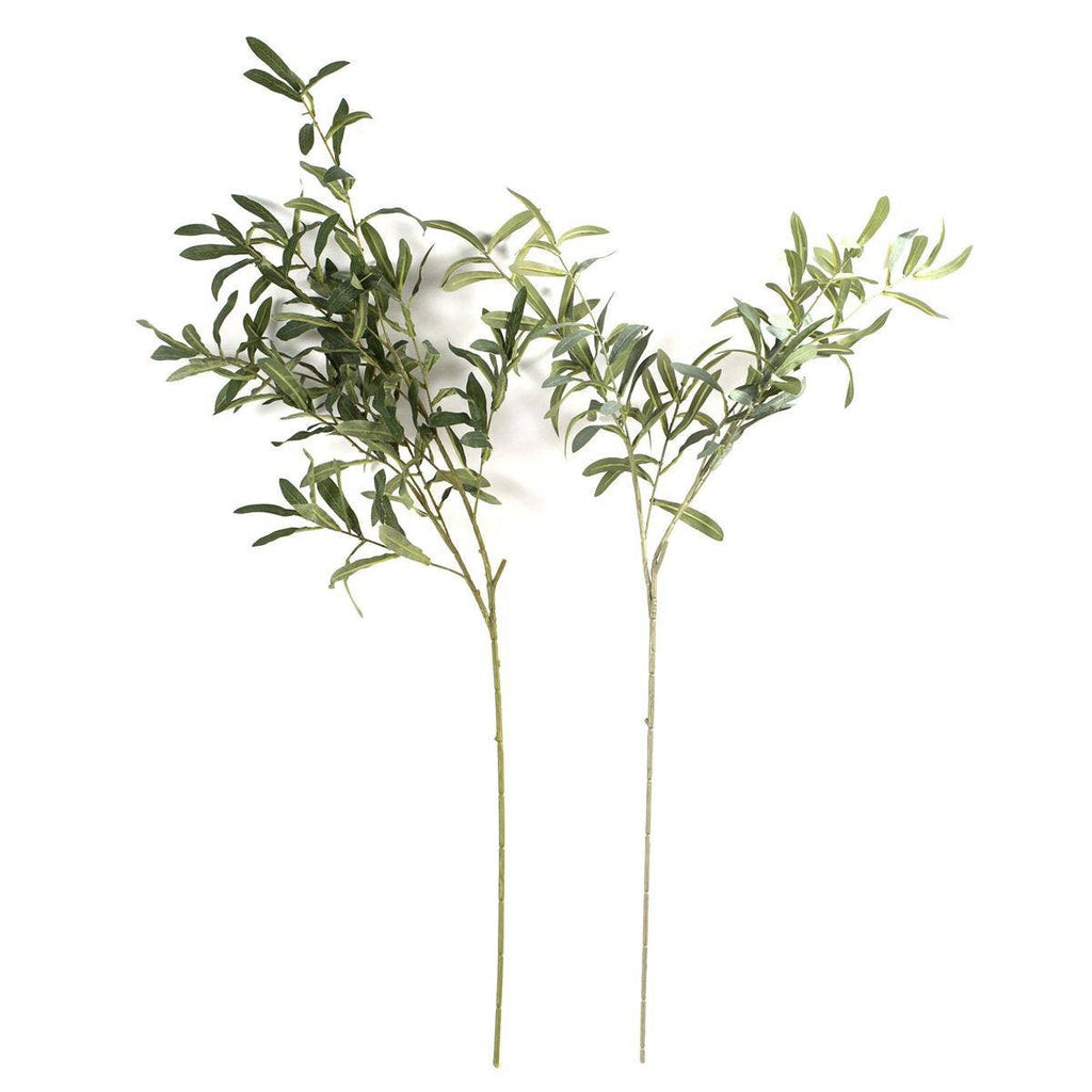Truu Design Artificial Olive Foliage Branch, 39"