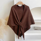 Silrenza Global Inc - Cashmere-Feel Triangle Shawl – Oversized Cozy Wrap Scarf