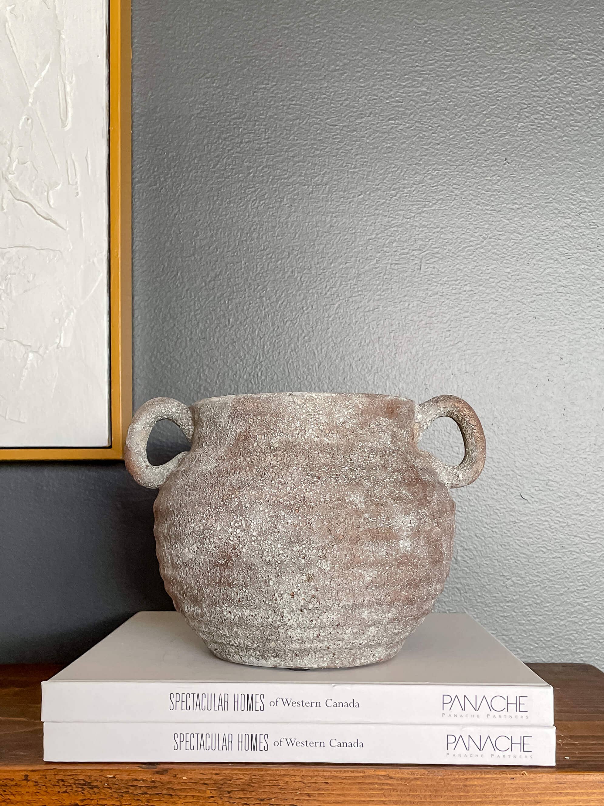 Siena Rustic Vintage-Style Ceramic Vase