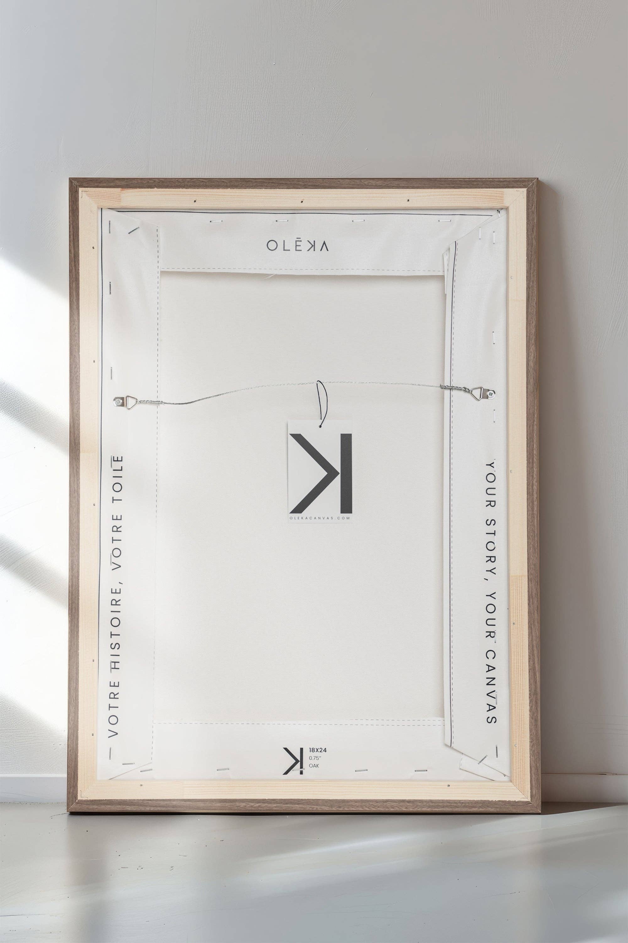 Precious Flower Duo , canvas wall art print 18x24 (x2)