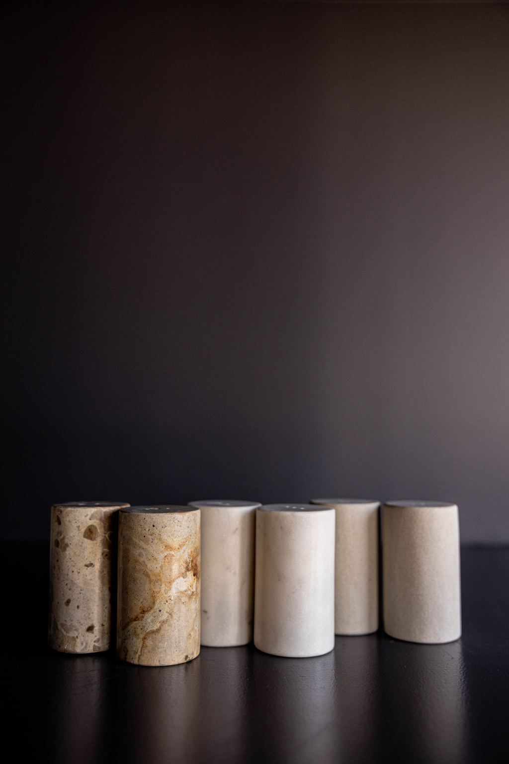Sandstone Salt & Pepper Shakers