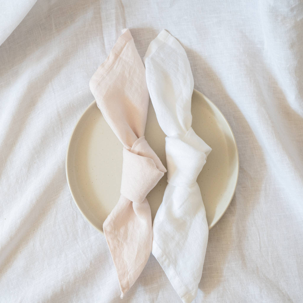 Linen Napkin - 100% Stonewashed Linen Napkin