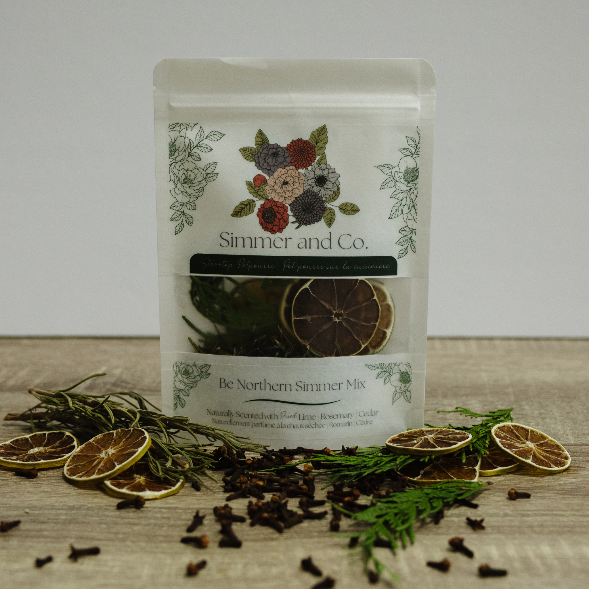 Be Northern Simmer Pot Mix, Natural Wooded Citrus Aroma